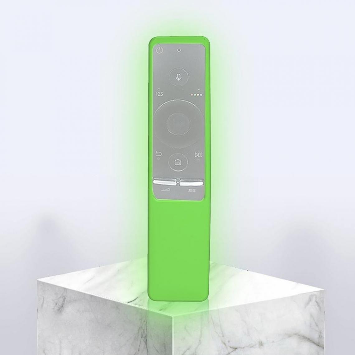 Wewoo - Couvercle de la télécommande en silicone lavable à texture antidérapante pour Samsung Smart TV vert - Accessoires de motorisation