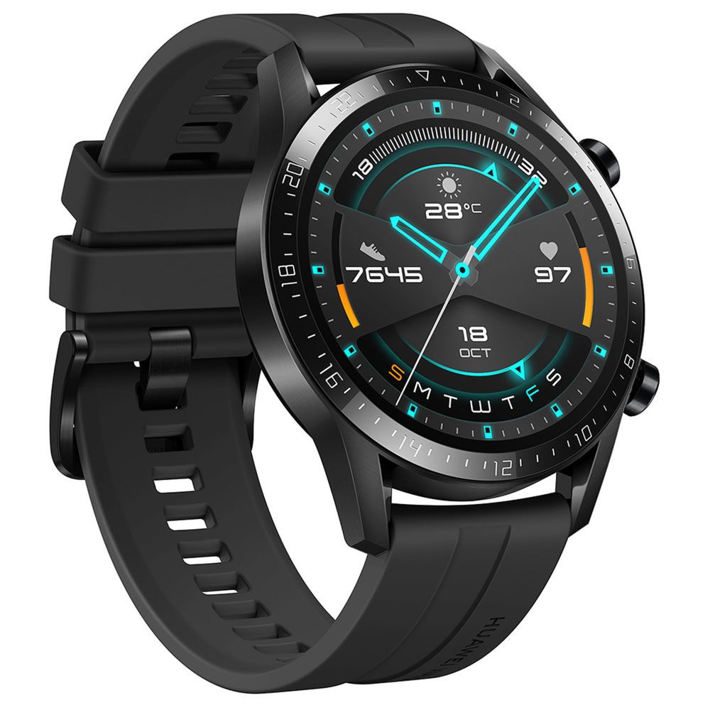 Huawei - Watch GT 2 - 46 mm - noir - Montre connectée