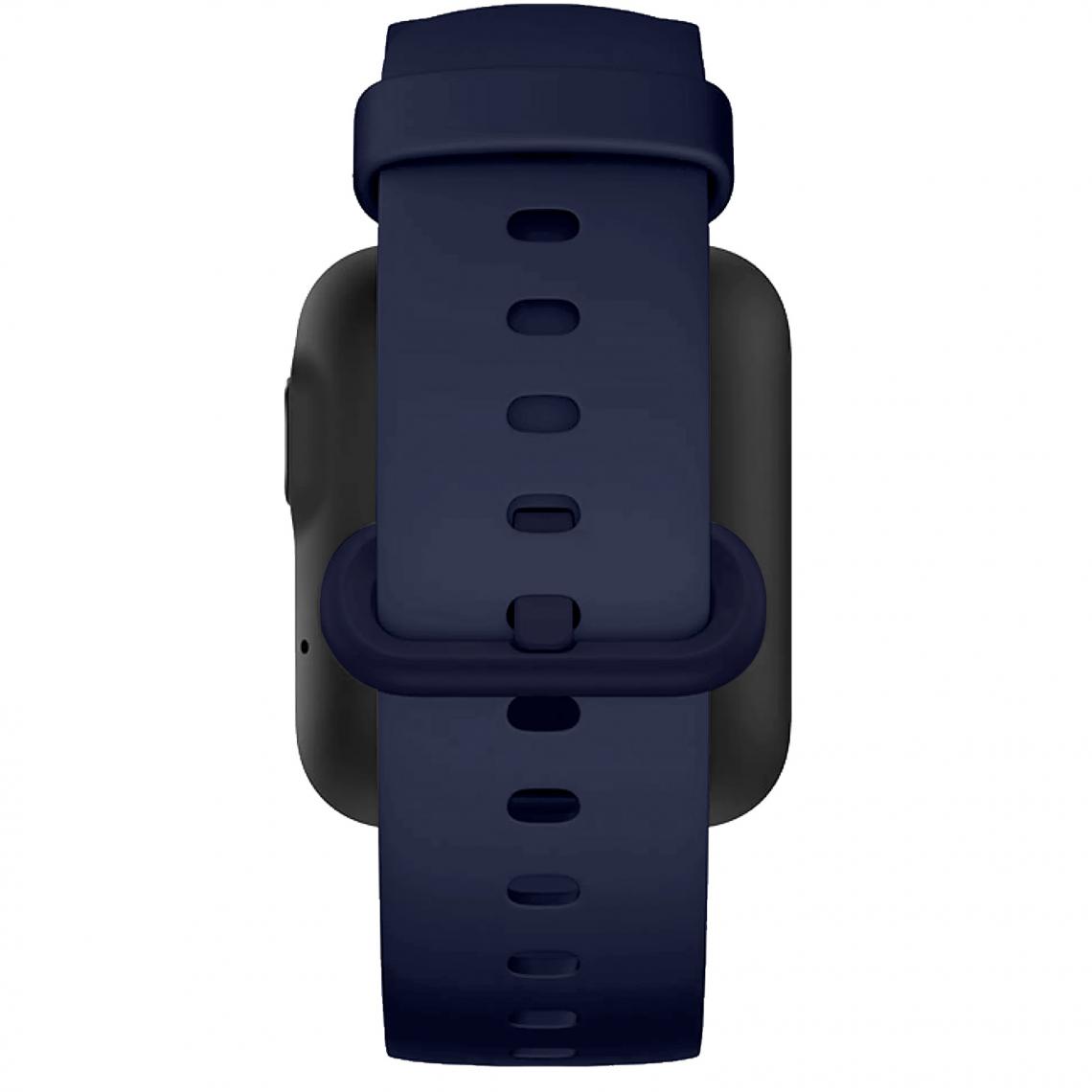 Avizar - Bracelet Sport Xiaomi Redmi Watch et Mi Watch Lite Silicone Soft-touch bleu nuit - Accessoires montres connectées