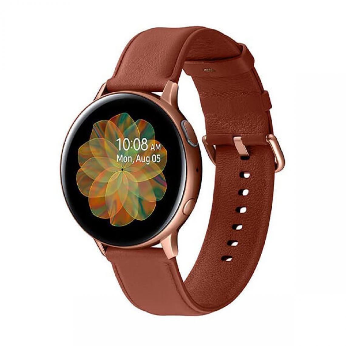 Samsung - Samsung Galaxy Watch Active 2 44mm LTE Or (Stainless Steel Gold) R825F - Montre connectée