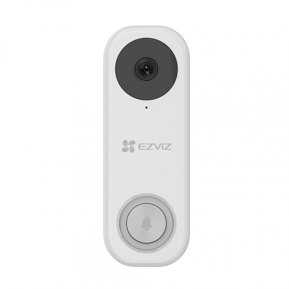 Ezviz - EZVIZ Sonnette vidéo Wi-Fi DB1C Blanc - Sonnette et visiophone connecté