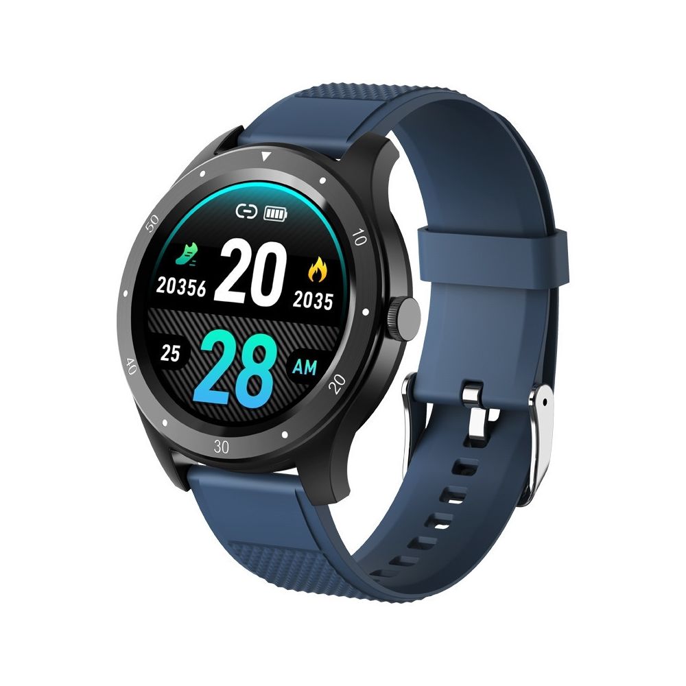 Wewoo - Montre connectée Smartwatch S6 avec écran couleur IPS de 1,3 poucesurveillance du rythme cardiaque / pression artérielle / surveillance sommeil / cycle physiologique féminin bleu - Montre connectée