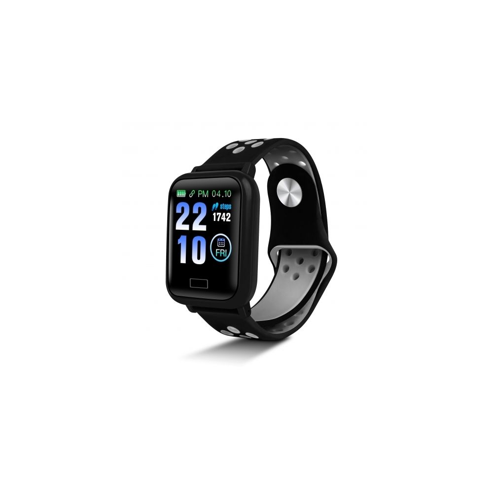 Smartek - Montre Connectée Smartwatch Smartek Sw-650 Noir/Grise - Accessoires montres connectées
