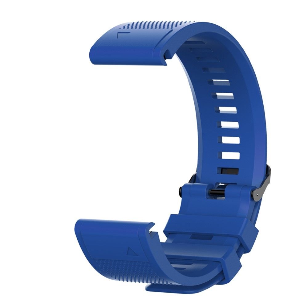 marque generique - Bracelet en silicone souple bleu clair pour votre Garmin Fenix 6X/6X Pro/Fenix 5X/Fenix 5X Plus 26mm - Accessoires bracelet connecté