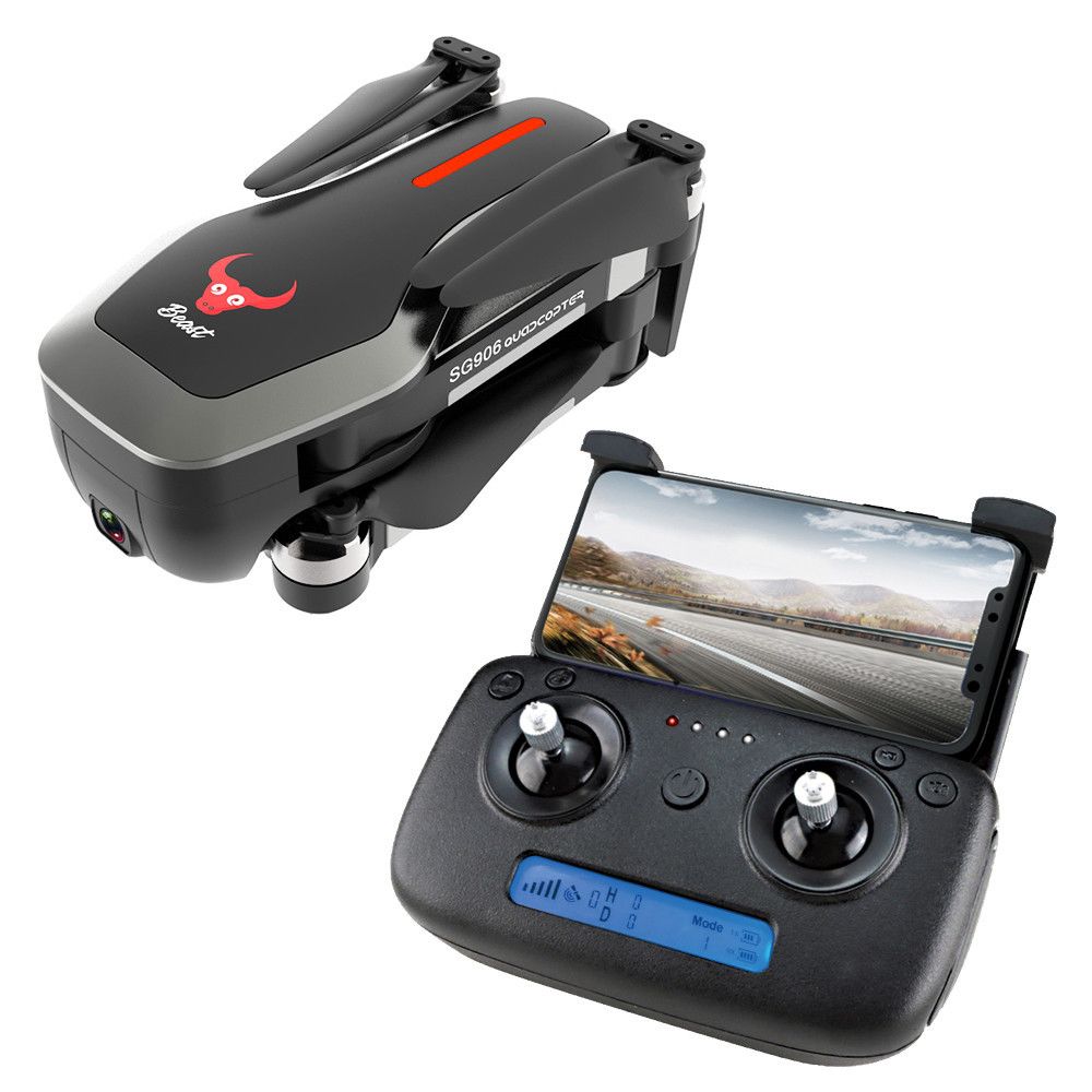 Generic - SG906 GPS 5G WIFI FPV 4K Caméra Brushless RC selfie Pliable Drone Quadcopter Noir - Drone connecté