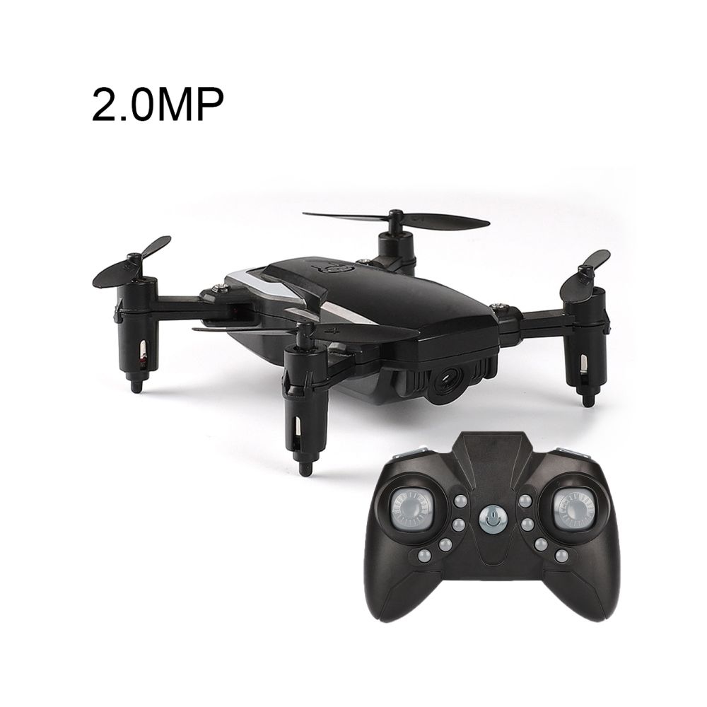 Wewoo - LF606 Wifi FPV MinRC pliable avec quadricoptère avec caméra 2.0MP et télécommande, une batterie, prise en charge d'une touche au décollage / atterrissage, retour d'une clé, mode sans tête, mode de maintien d'altitude (Noir) - Drone connecté