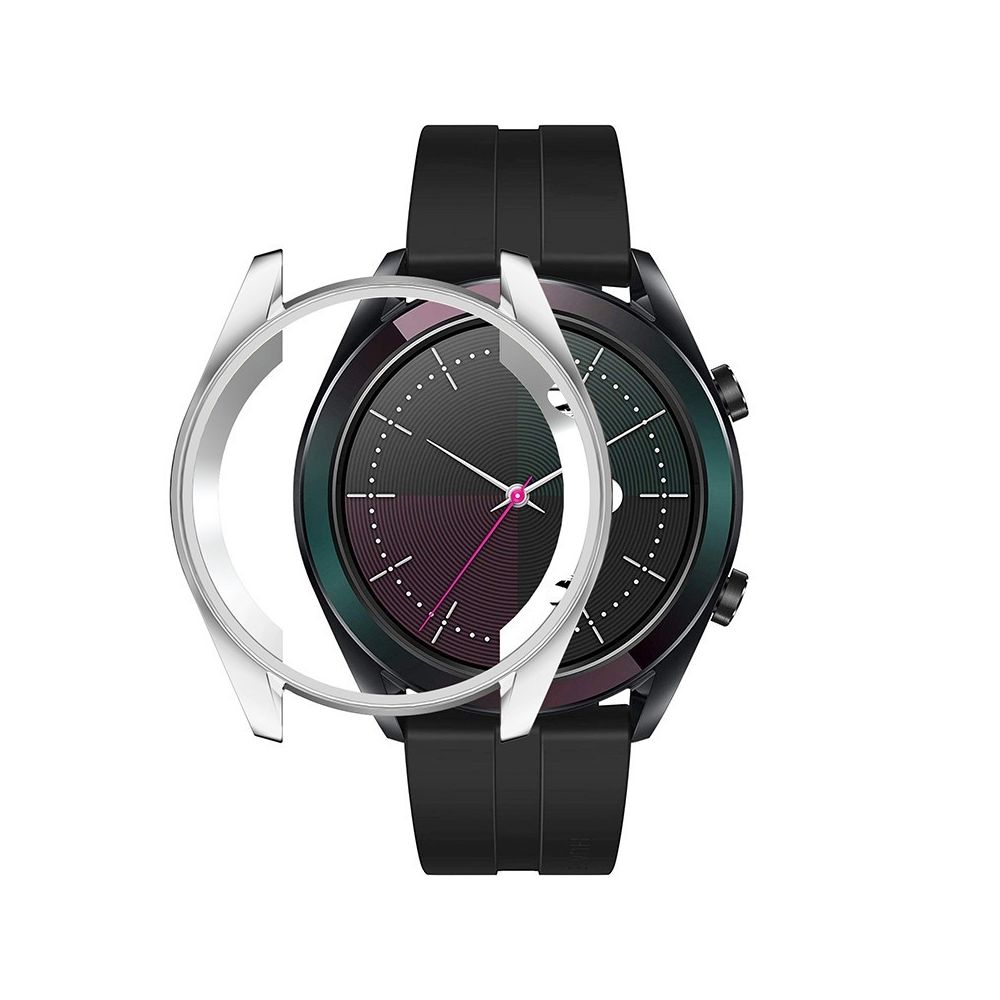 Wewoo - Boîtier de montre Pour Huawei GT 42mm Elegant TPU Housse de protection Argent - Accessoires montres connectées