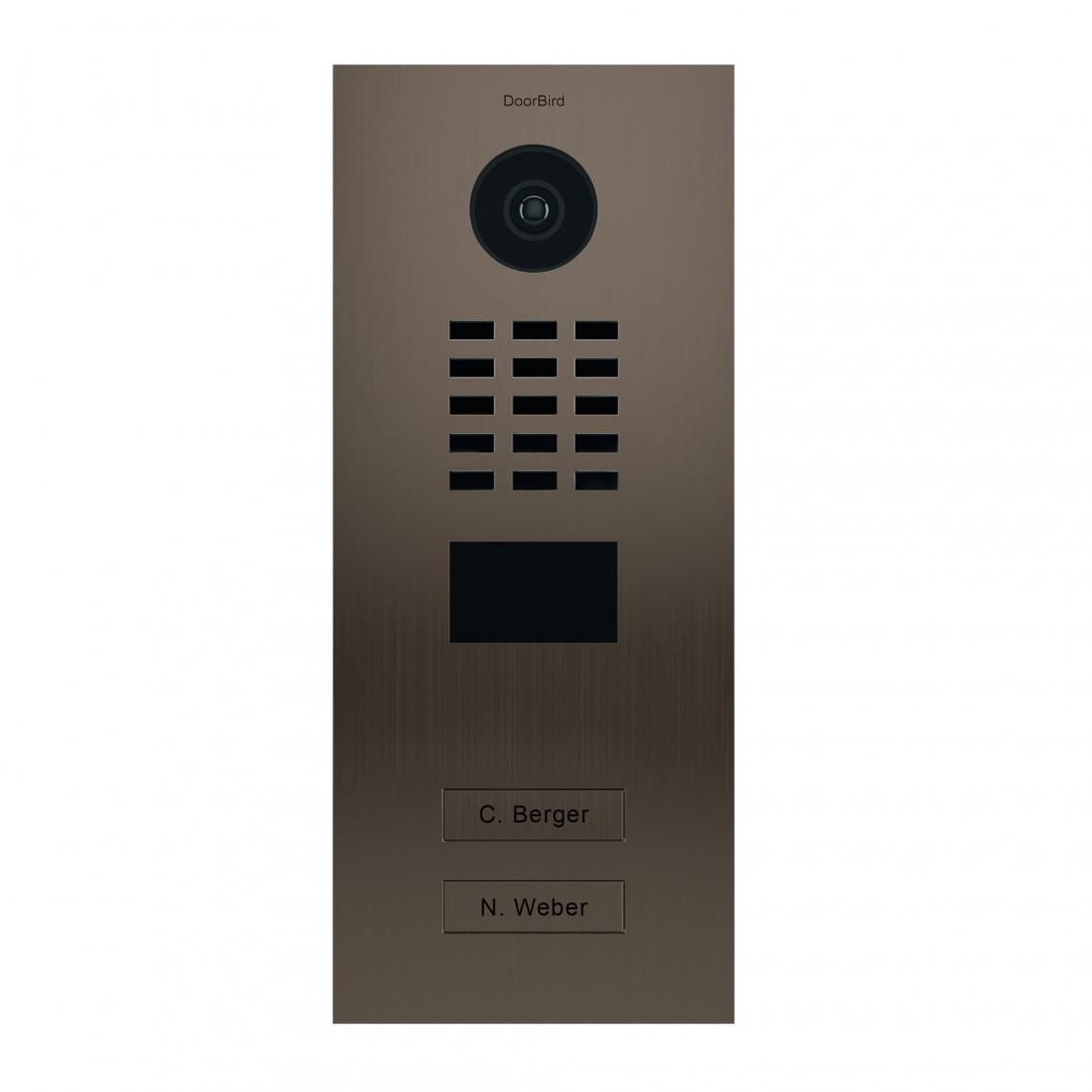 Doorbird - Portier vidéo IP D2102BV V2 - Sonnette et visiophone connecté