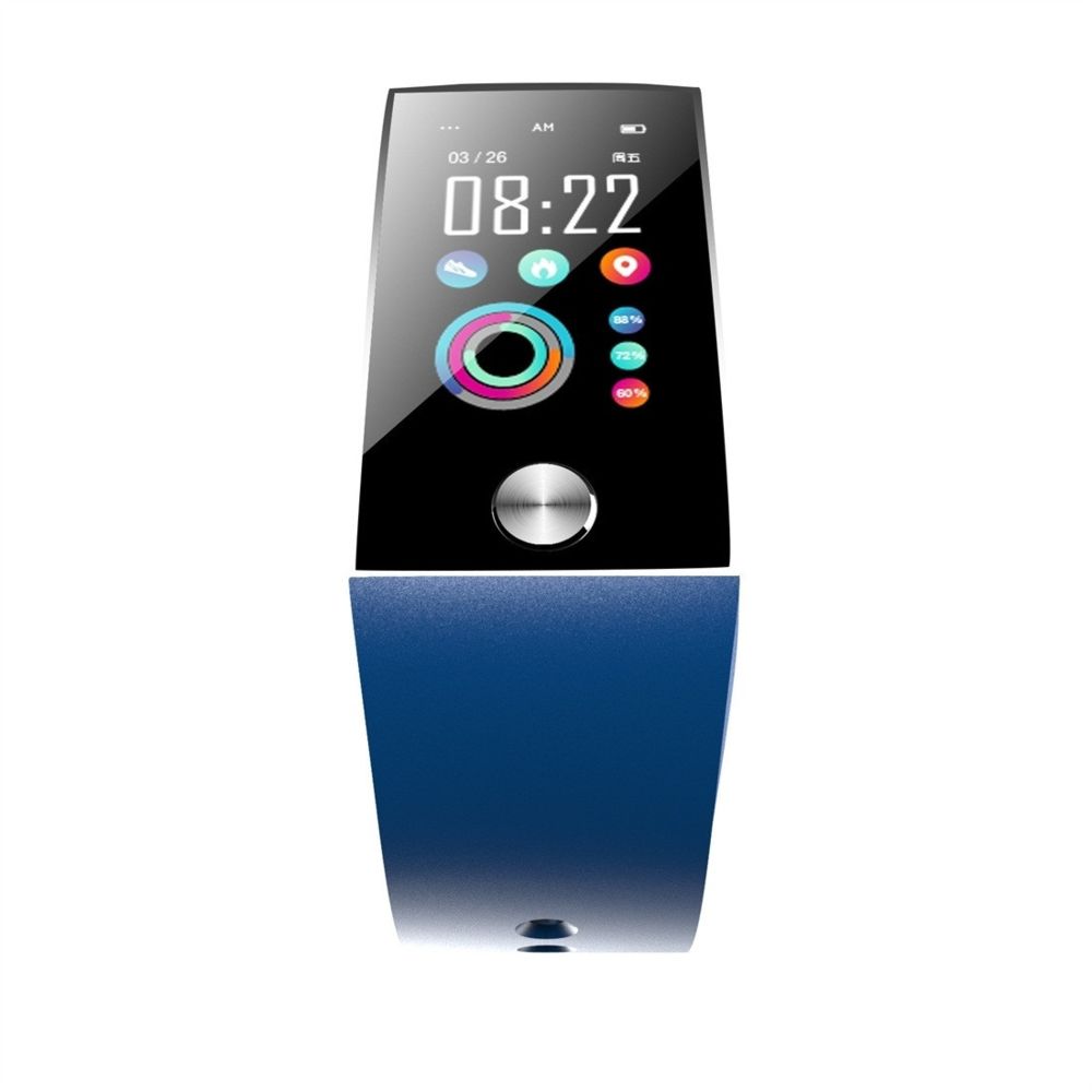Wewoo - Bracelet connecté S28 Écran couleur TFT de 1,14 pouces IPX67 Étanche Bluetooth SmartwatchRappel d'appel de soutien / Surveillance du rythme cardiaque / de la pression artérielle / sommeil Bleu - Bracelet connecté