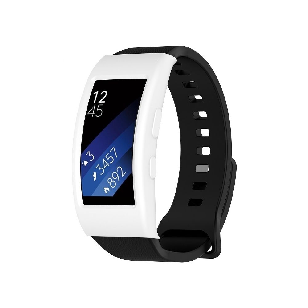 Wewoo - Protection écran Appareil portable intelligent, étui de pour montre Galaxy Gear Fit2 / Pro R360 (blanc) - Accessoires montres connectées