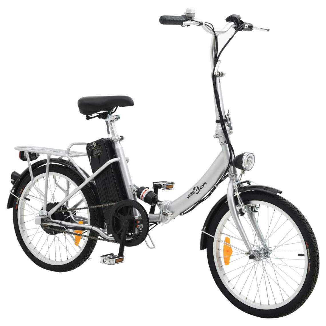 Vidaxl - vidaXL Vélo électrique pliable et pile lithium-ion Alliage d'aluminium - Vélo électrique