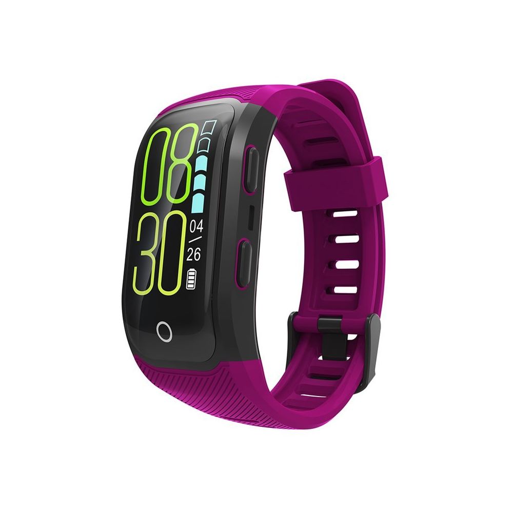 Deoditoo - Montre Bracelet Intelligente GPS Etanche pour Sports et Loisirs SF-S908S (Violet) - Montre connectée
