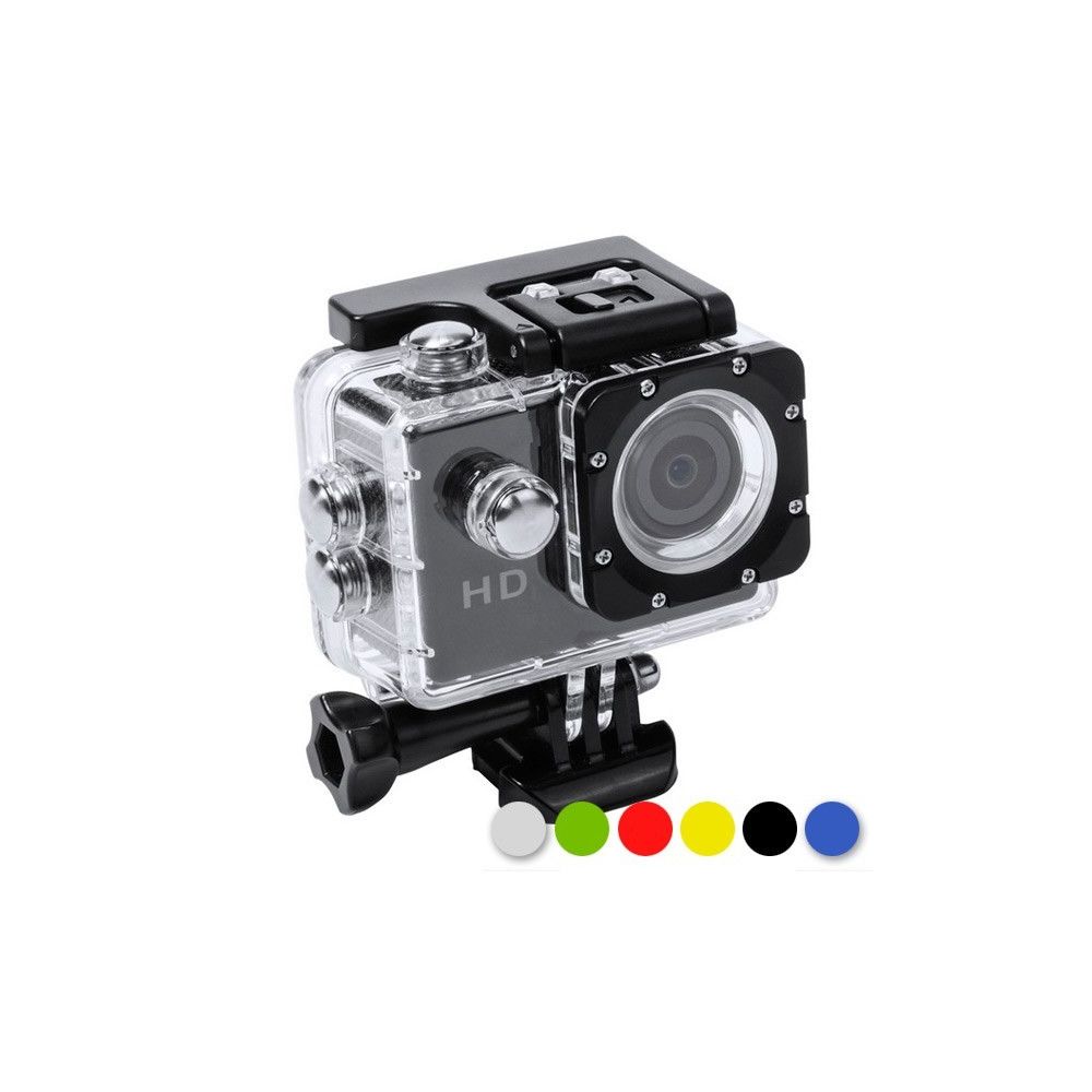 Totalcadeau - Caméra de sport 2 avec écran LCD Full HD immersible - Waterproof Couleur - Argenté - Caméras Sportives