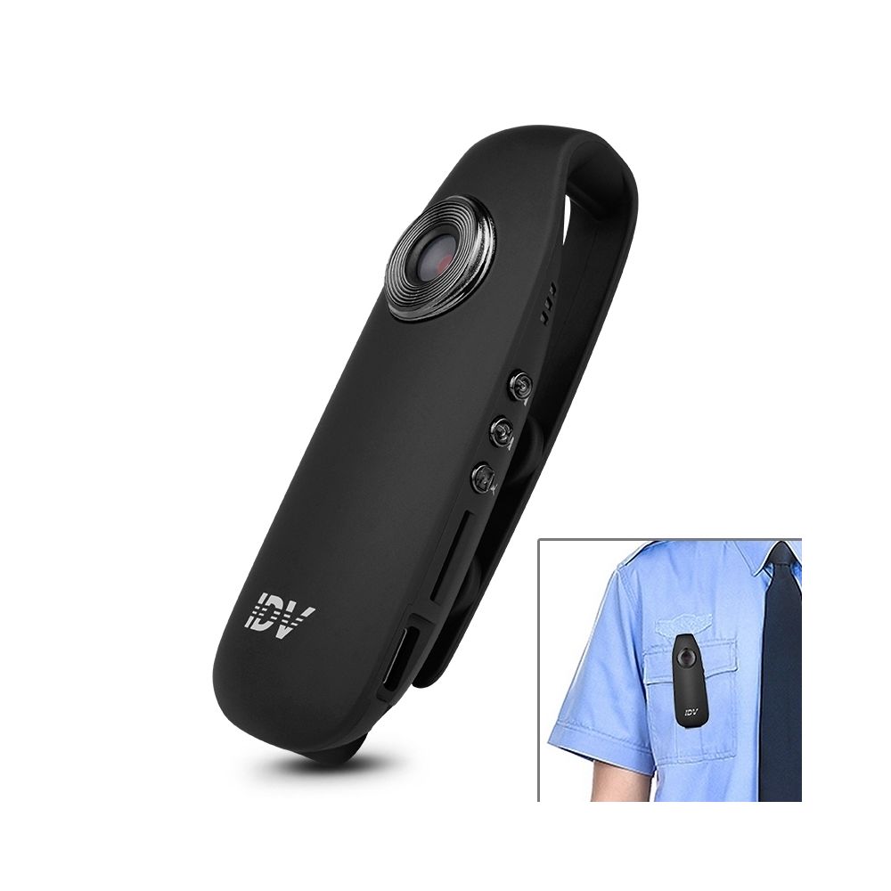 Wewoo - Mini caméra HD 1080P Clip Conception Law Enforcement Enregistreur Portable Mini Surveillance Enregistreur, Détection de Mouvement de et Carte TF Max 128 Go - Caméras Sportives