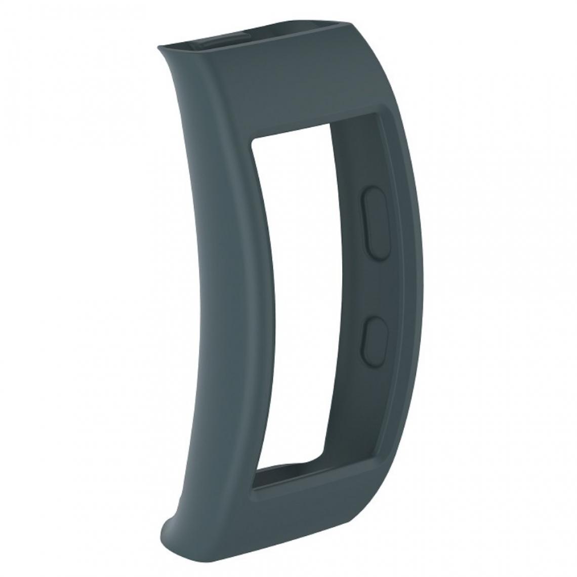 Other - Coque en silicone souple bleu foncé pour votre Samsung Gear Fit2 Pro - Accessoires bracelet connecté