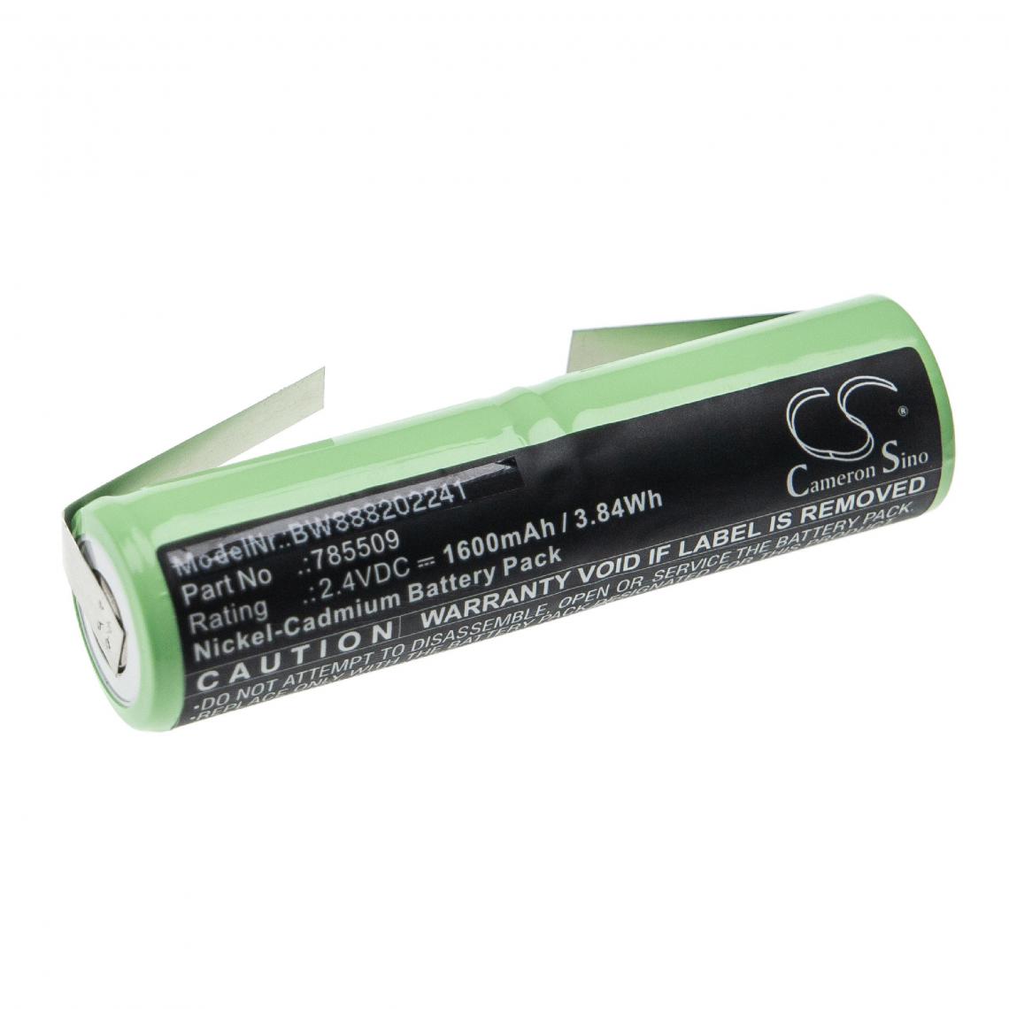 Vhbw - vhbw Batterie compatible avec Saft 785509 éclairage d'issue de secours (1600mAh, 2,4V, NiCd) - Autre appareil de mesure