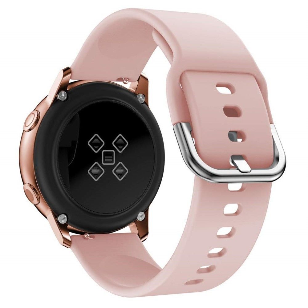 marque generique - Bracelet en silicone boucle carrée rose pour votre Garmin Move Luxe/Move Style/Move 3 - Accessoires bracelet connecté