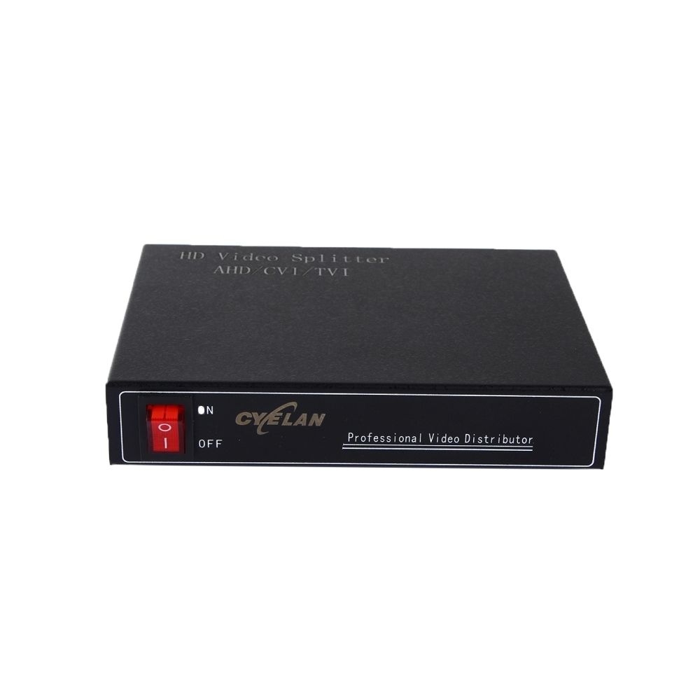 Wewoo - Coaxial AHD / CVI / TVI 1 en 4 séparateur de signal vidéo - Accessoires sécurité connectée