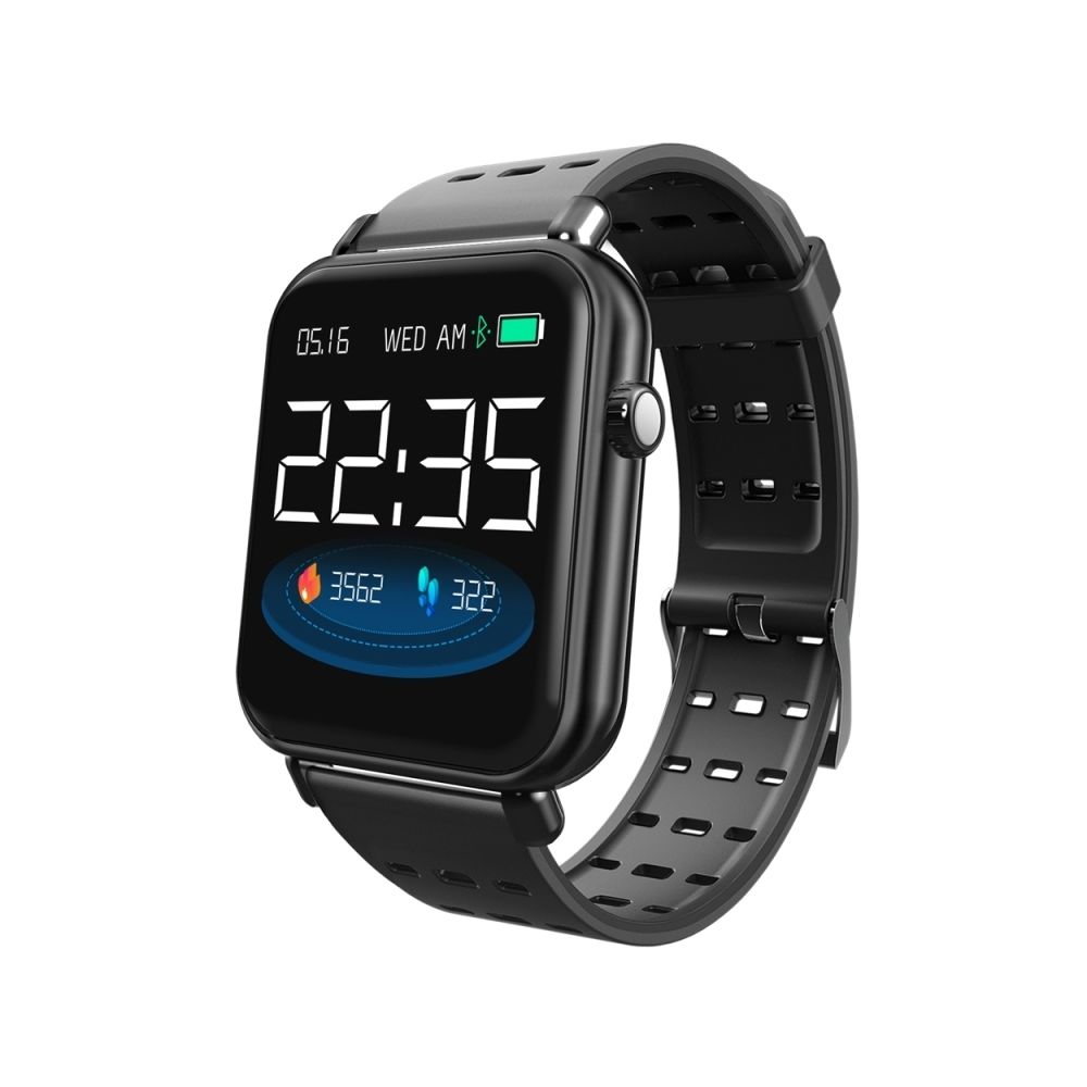 Wewoo - Bracelet connecté Smartwatch Écran couleur TFT de 1,3 pouces intelligent IP67 Étanche, en silicone, Rappel d'appel / Surveillance la fréquence cardiaque / pression artérielle / sédentaire / du sommeil (Noir) - Bracelet connecté