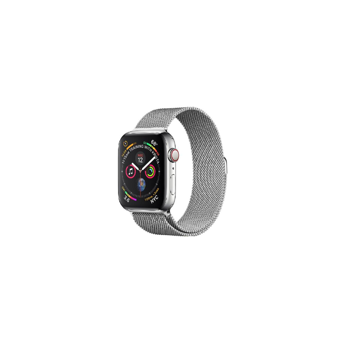 Ibroz - Ibroz Bracelet Apple Watch 44mm en maille grise - Accessoires Apple Watch
