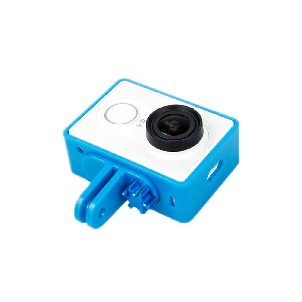 Wewoo - Cadre de protection bleu pour l'Appareil photo de sport de Xiaomi Yi Boîtier en plastique de bâti de de - Caméras Sportives