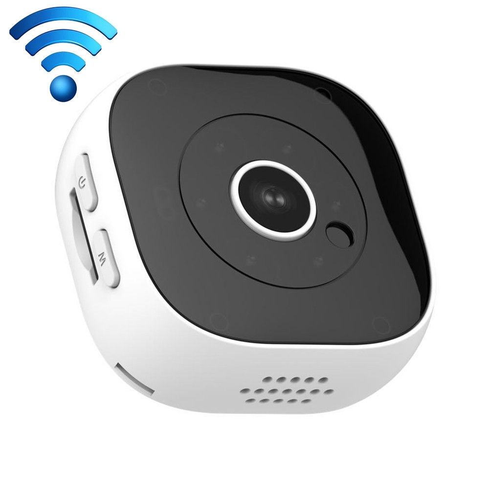 Wewoo - H9 Mini HD 1280 x 720P Caméra de surveillance WiFi intelligente grand angle portable de 120 degréssupporte la vision nocturne infrarouge et l&39enregistrement avec détection de mouvement et locale et enregistrement en boucle de 10 à 20 m et carte Micro SD - Caméra de surveillance connectée