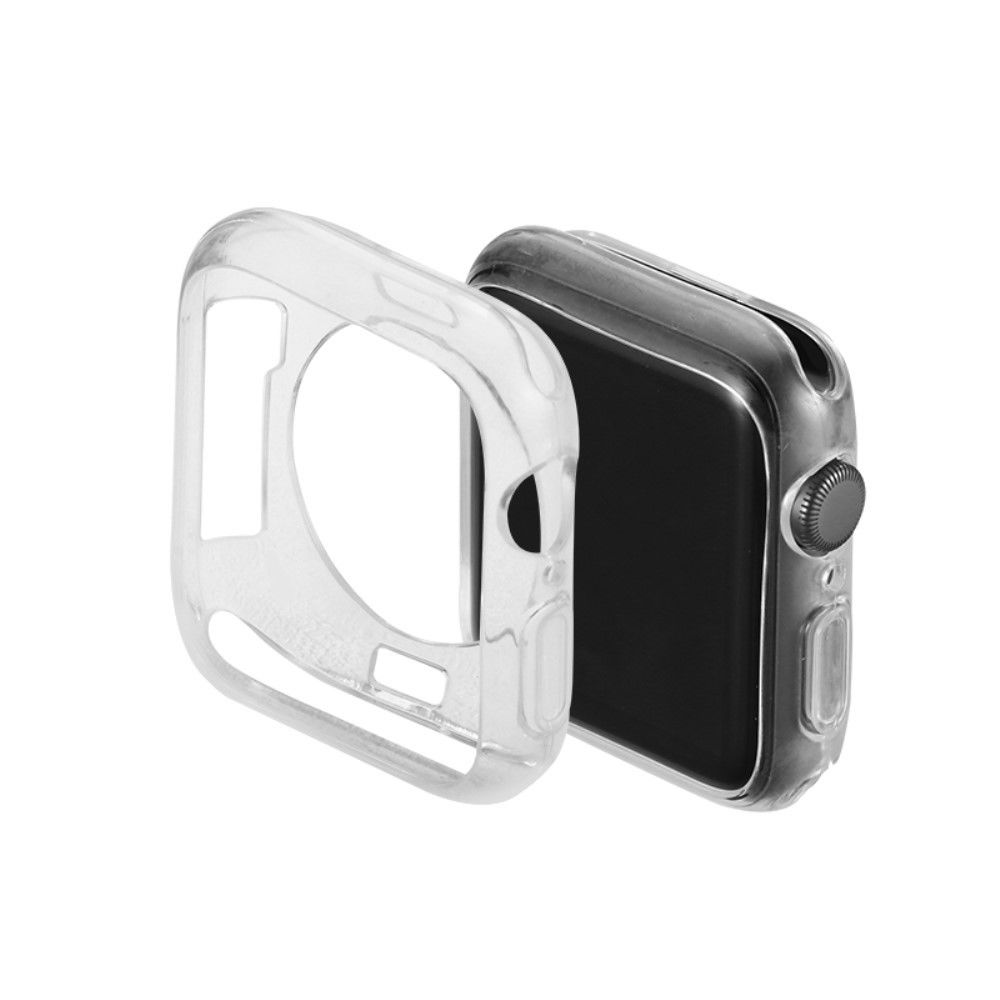 Generic - Coque en silicone transparent pour votre Apple Watch Series 5/4 40mm/Series 3/2/1 38mm - Accessoires bracelet connecté
