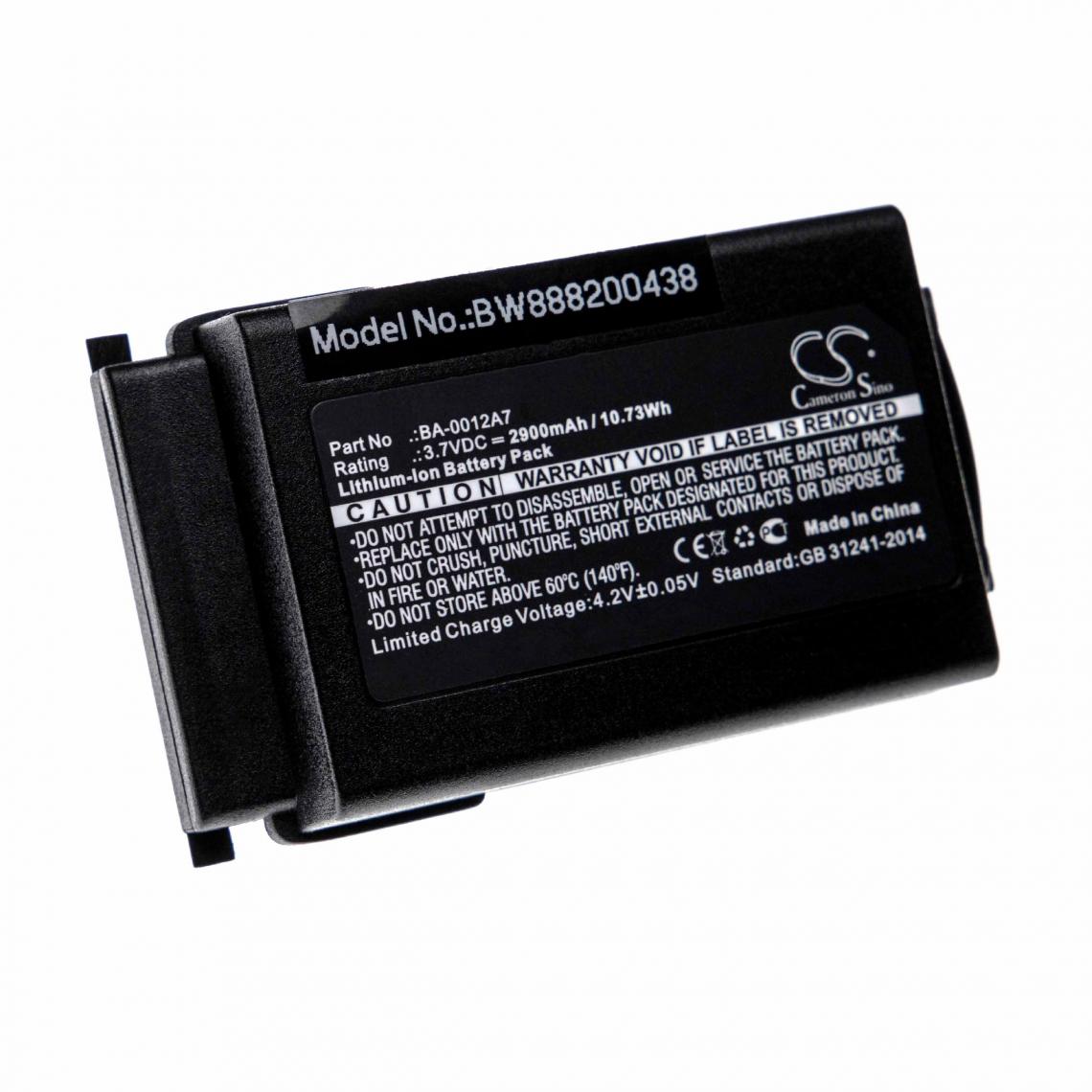 Vhbw - vhbw batterie compatible avec CipherLab CPT 9300, 9400, 9600 scanner de code-barres POS (2900mAh, 3.7V, Li-Ion) - Caméras Sportives