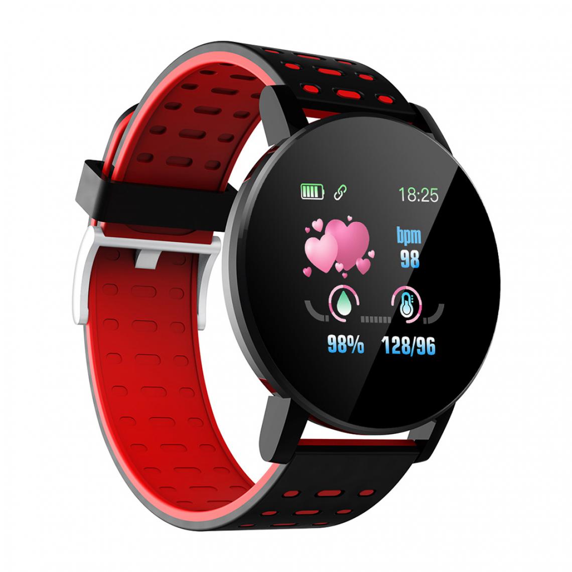 marque generique - Smart Watch Bluetooth Bracelet Watch Pour IPhone IOS / Samsung Android Blue - Montre connectée