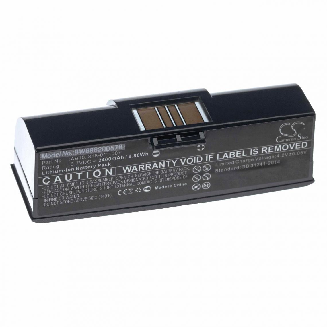 Vhbw - vhbw batterie compatible avec Intermec 700 Mono, 730 Color scanner de code-barres POS (2400mAh, 3.7V, Li-Ion) - Caméras Sportives