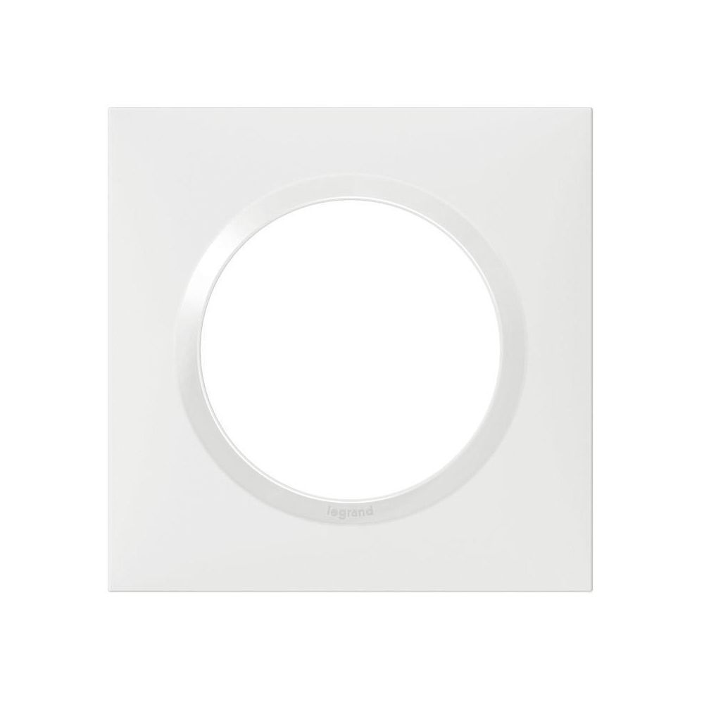 Legrand - Plaque dooxie carrée 1 poste blanche - Legrand - Accessoires de motorisation
