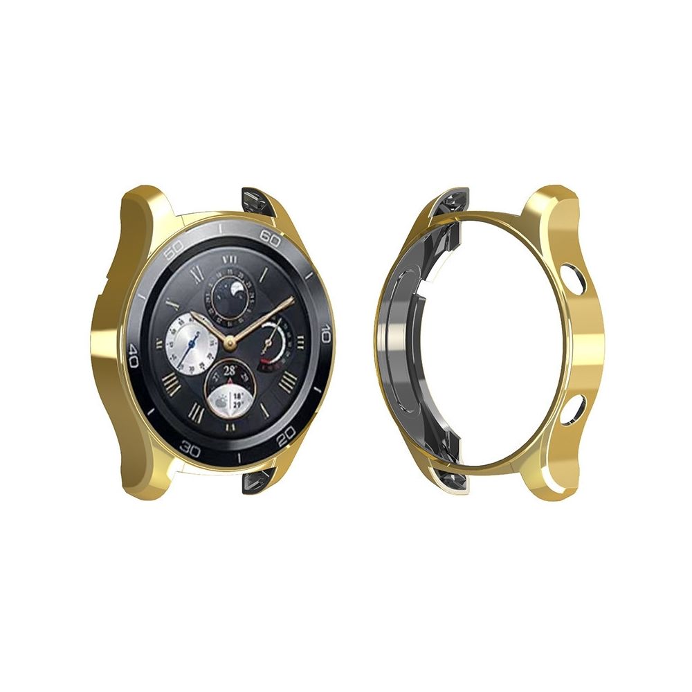 Wewoo - Boîtier de montre Pour Huawei 2 Pro Elegant Etui de protection en TPU Or - Accessoires montres connectées