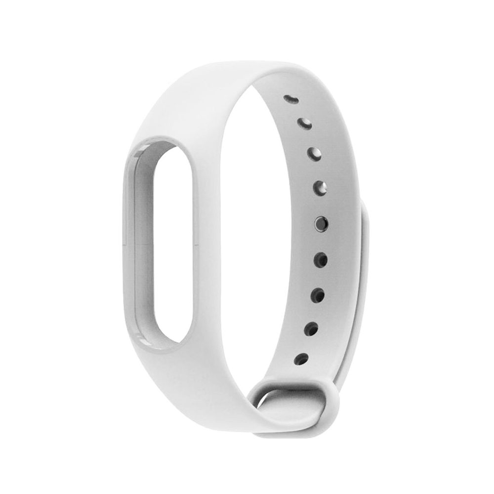 Wewoo - Bracelet blanc pour Xiaomi Mi Bande 2 CA0600B de bracelets de remplacement coloré, hôte non inclus - Bracelet connecté