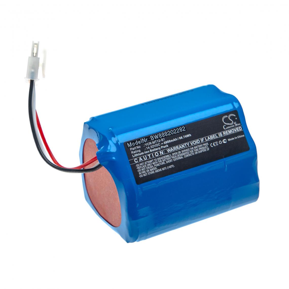 Vhbw - vhbw Batterie compatible avec iClebo O5, Omega, YCR-M07-20W aspirateur, robot électroménager (6800mAh, 14.52V, Li-ion) - Accessoire entretien des sols