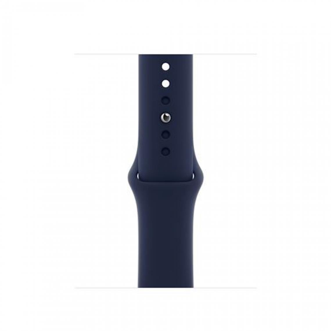 Apple - Bracelet Apple 40 mm pour Apple Watch Séries 3 Deep Navy Sport Band - Regular - Accessoires Apple Watch