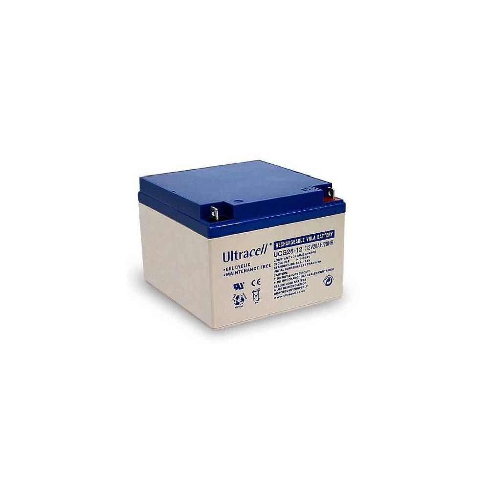 marque generique - Batterie Gel Ultracell UCG26-12 12v 26ah - Alarme connectée