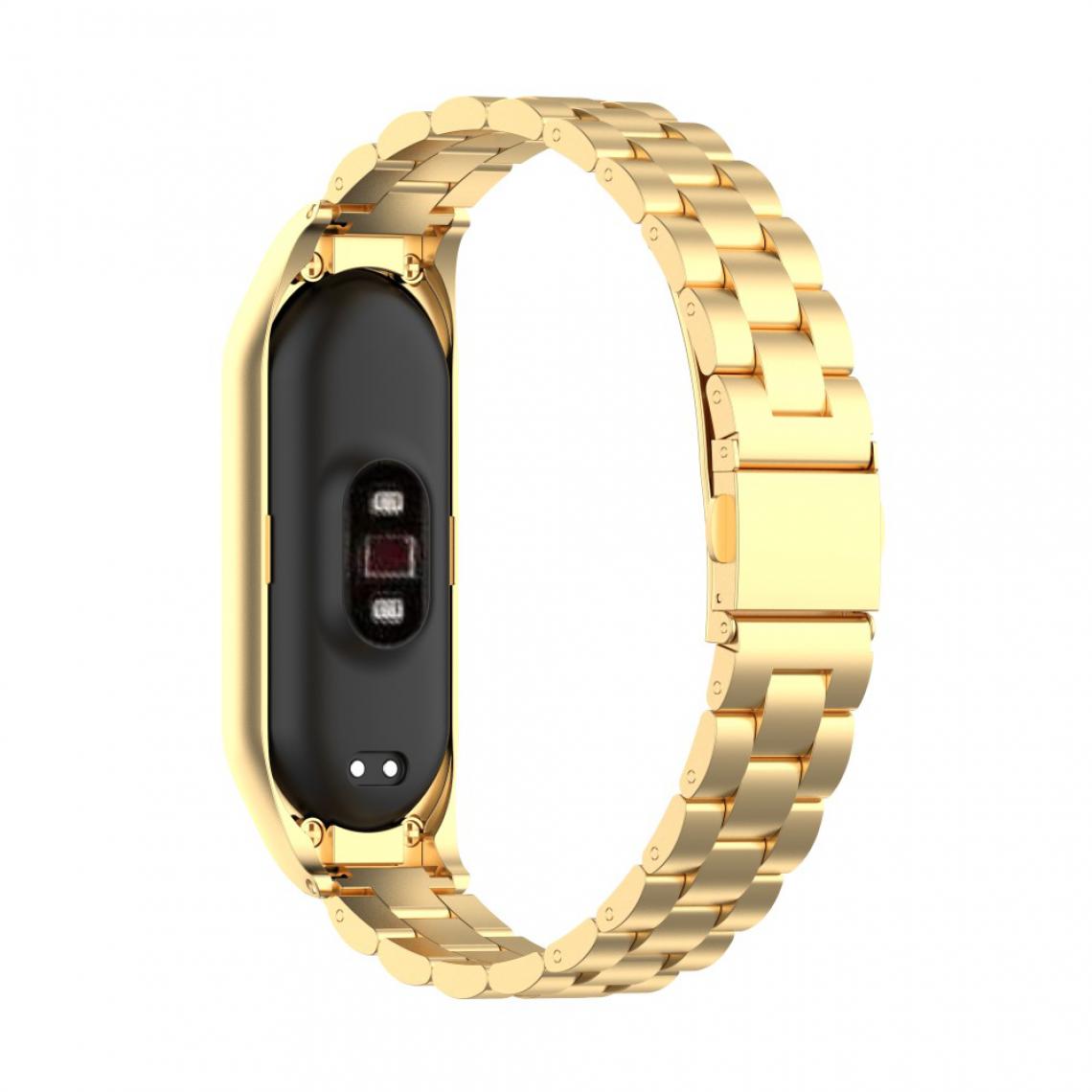 Other - Bracelet en métal or pour votre Xiaomi Mi Band 5/6 - Accessoires bracelet connecté