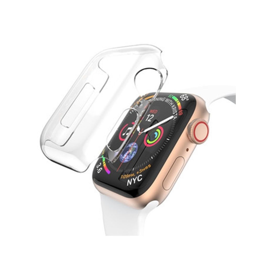Wewoo - Coque intégrale pour Apple Watch Series 4 44mm (Transparent) - Accessoires Apple Watch