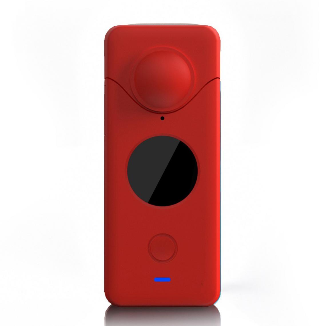 Justgreenbox - Remplacement de la coque de protection en silicone pour accessoire de caméra Insta360 ONE X2, Bleu - Caméras Sportives