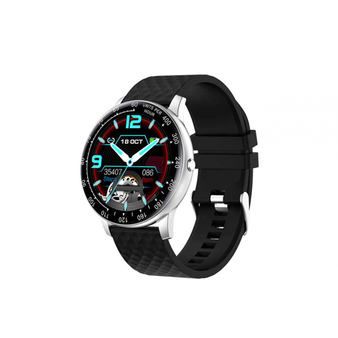 Generic - H30 Smart Watch Récompense cardiaque Santé Santé Santé Bluetooth Step Step Sport Bracelet-Black - Montre connectée