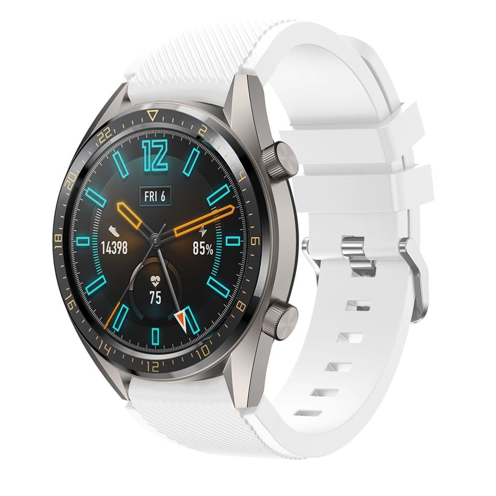 marque generique - Bracelet en silicone blanc pour votre Huawei Watch GT - Accessoires bracelet connecté