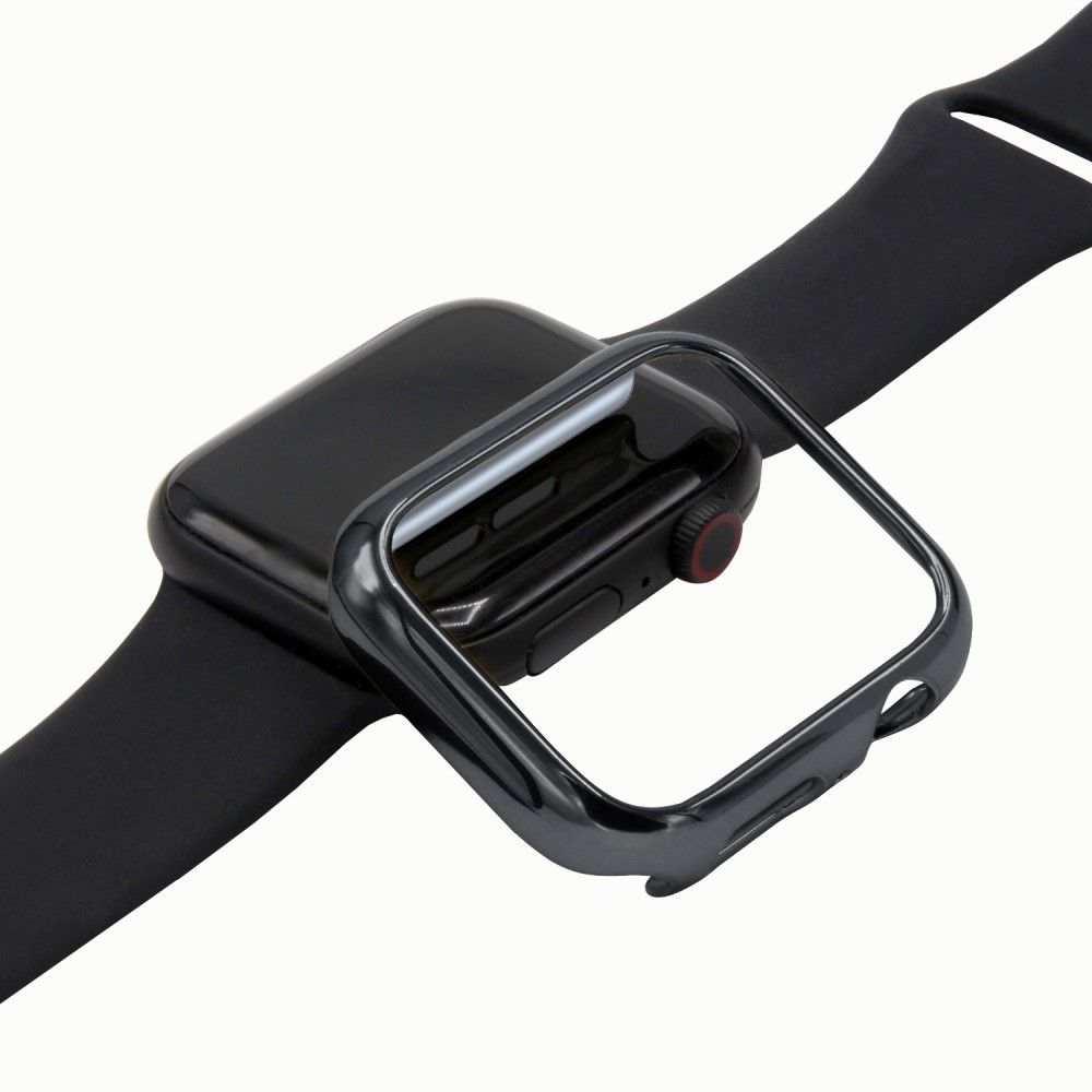 marque generique - Coque en TPU Cadre noir pour votre Apple Watch Series 4 40mm - Accessoires bracelet connecté