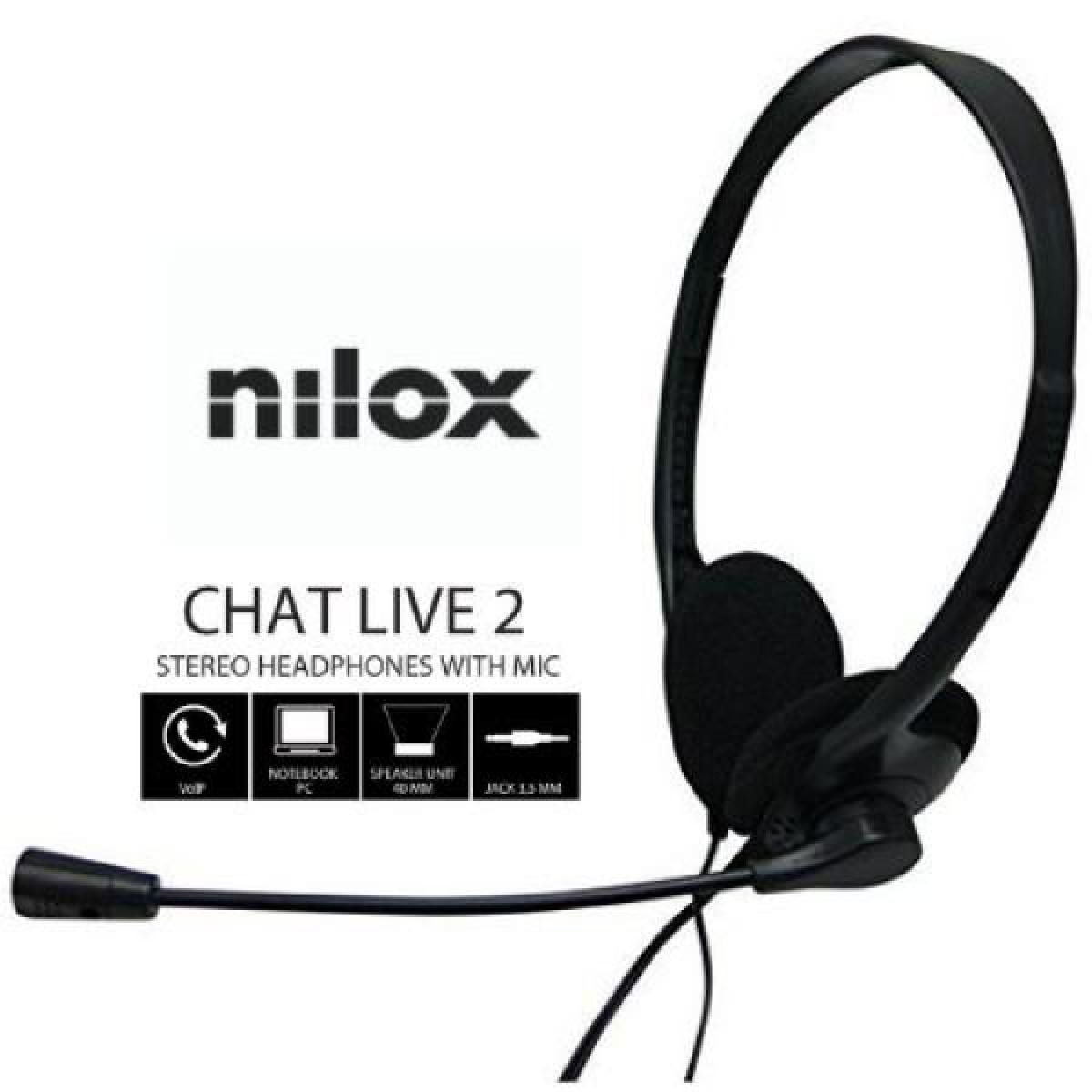 Nilox - Chat Live 2 - Bracelet connecté