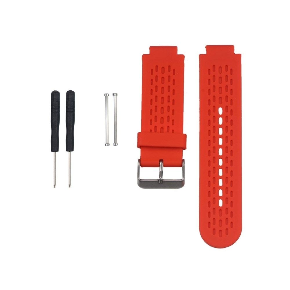 Wewoo - Bracelet pour montre connectée Dragonne Sport en silicone Garmin Approach S2 / S4 Rouge - Bracelet connecté