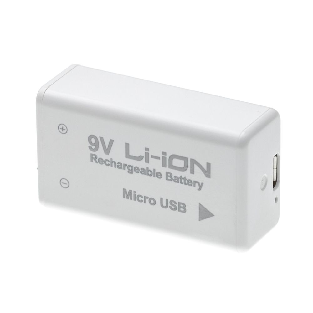 Vhbw - vhbw 5x pile bloc 9V remplace 6LR61, 6F22 (650mAh, Li-Ion), rechargeable, prête à l'emploi, avec port Micro USB - Autre appareil de mesure