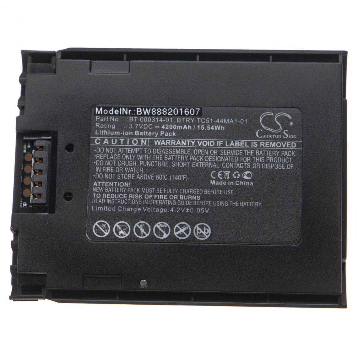 Vhbw - vhbw batterie compatible avec Zebra TC56, TC57 scanner portable handheld (4200mAh, 3,7V, Li-ion) - Caméras Sportives