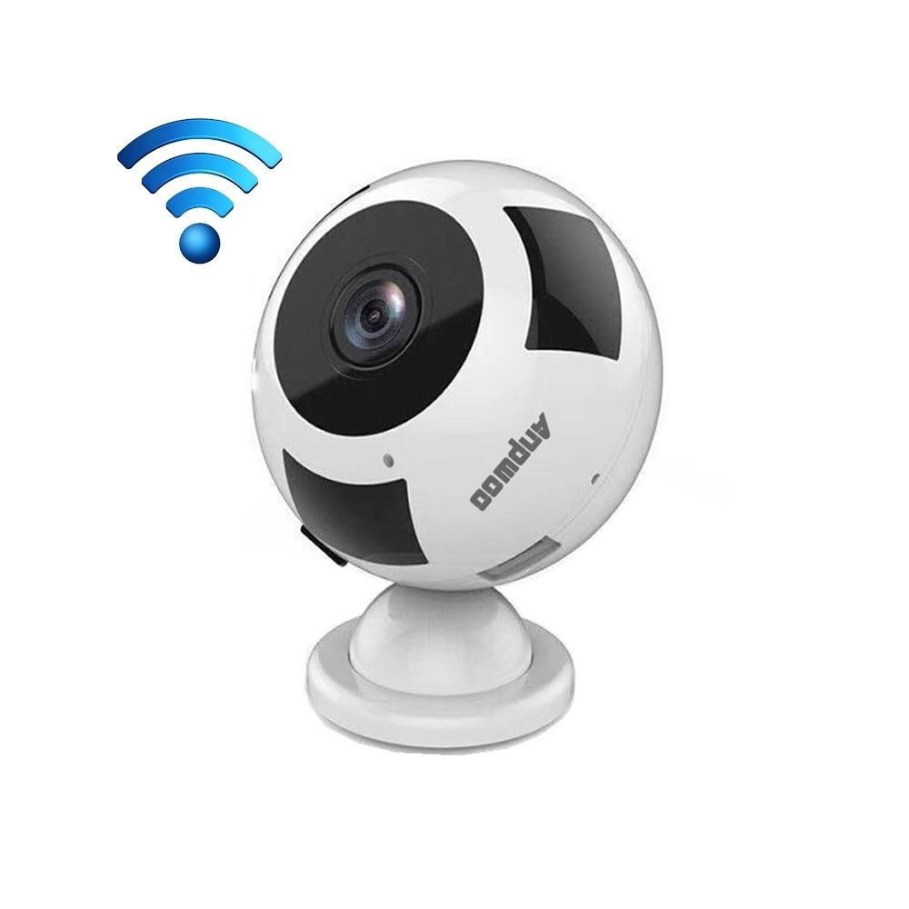 Wewoo - Anpwoo MN003 Caméra IP panoramique Wi-Fi panoramique 360 ??degrés 960P HD, prise en charge de la détection de mouvement et de la vision nocturne infrarouge et de la carte TF (jusqu'à 64 Go) - Caméra de surveillance connectée