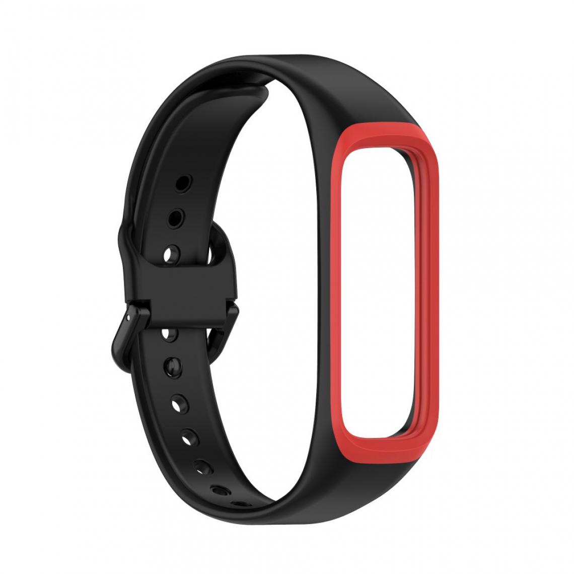 Other - Bracelet en silicone Bicolore noir/rouge pour votre Samsung Galaxy Fit 2/SM-R220 - Accessoires bracelet connecté