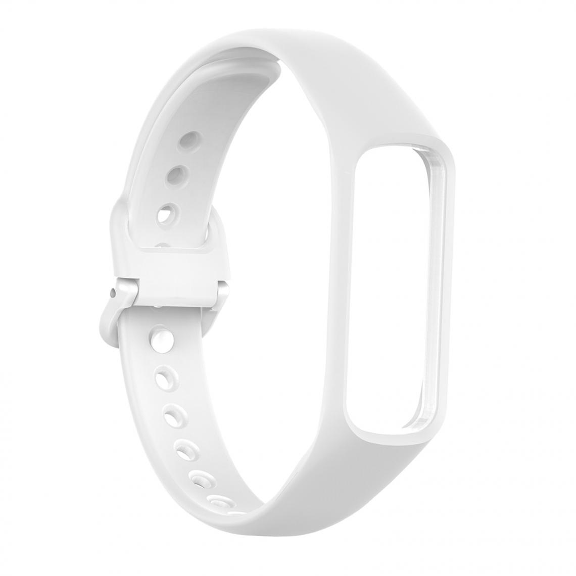 marque generique - Bracelets De Montre Ajustables En Silicone Pour Galaxy Fit 2 Cyan - Accessoires montres connectées