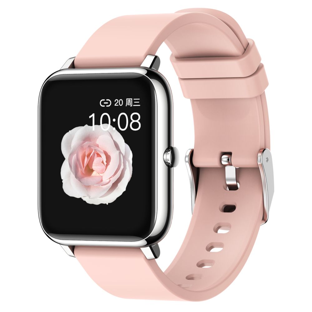marque generique - Bluetooth 4.0 Montre Intelligente Moniteur De Fréquence Cardiaque Smartwatch Bracelet Rose - Montre connectée